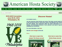 Tablet Screenshot of americanhostasociety.org